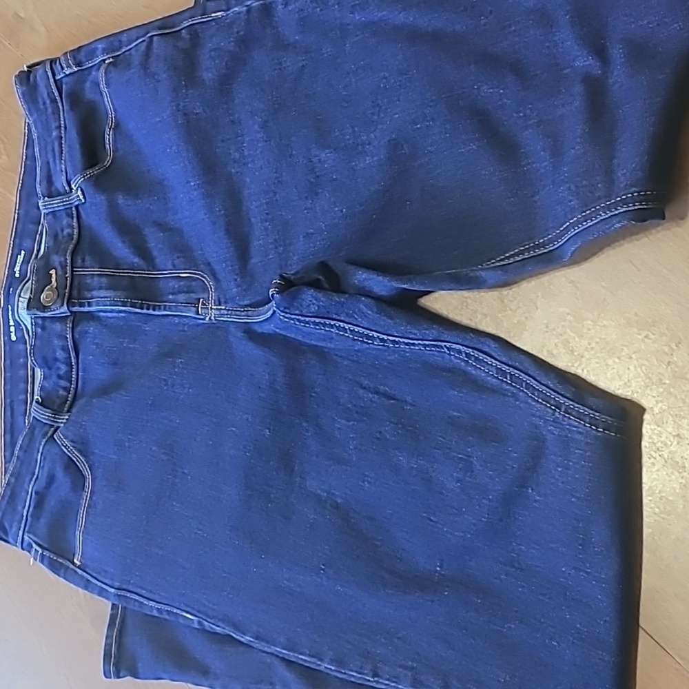 Old Navy High Rise Straight Leg Jeans Women's Size 14 Casual Denim - Picture 2 of 13